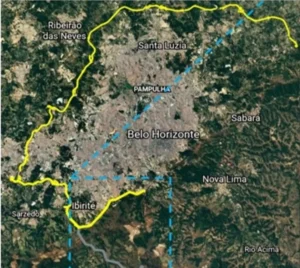 mapa rodoanel bh